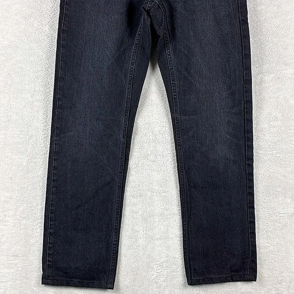 Uniqlo :C Jeans Mens 30 Black Stretch Straight Leg Preppy Classic Luxury